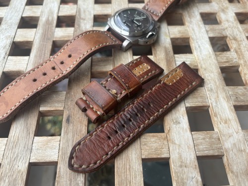 Handmade leather watch - 24,