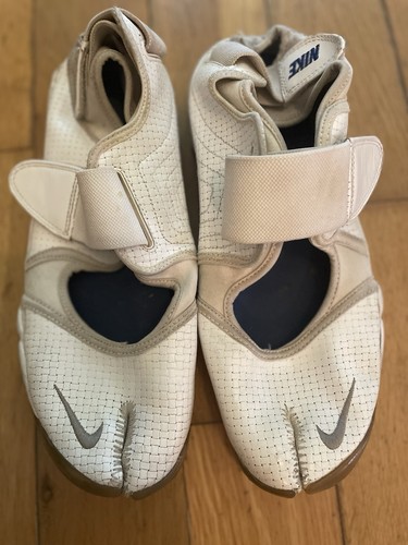 Nike white leather air - white,