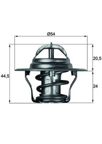 Fits mahle 87d thermostat - tx,