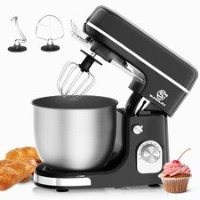 SUPERLEX 1500W Electric Stand Mixer w/ 5L Mixing Bowl Dough Hook for Baking Cake