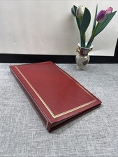 Vintage Photograph Album Red