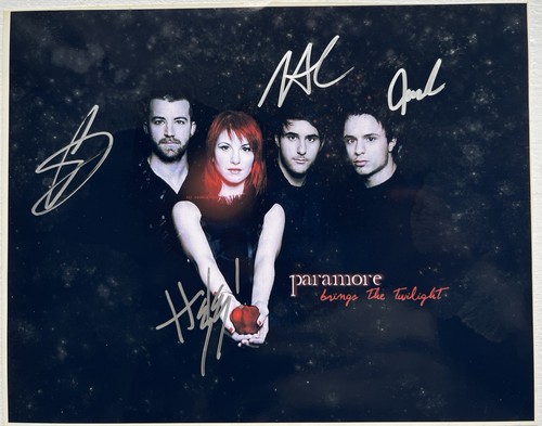 Paramore signed twilight - paramore,