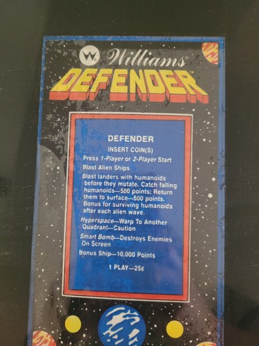 Defender cocktail table arcade - cocktail,