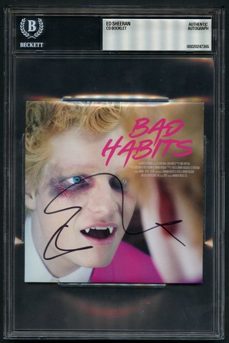 Sheeran signed autograph - ed,