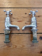 Antique Chrome Hot And Cold