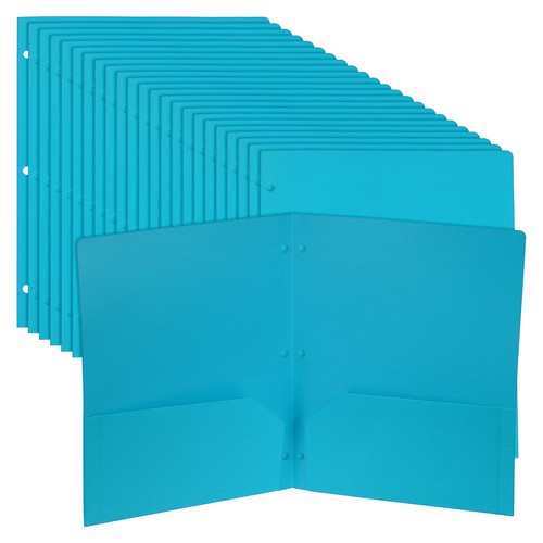 Pcs plastic two pocket - 24,