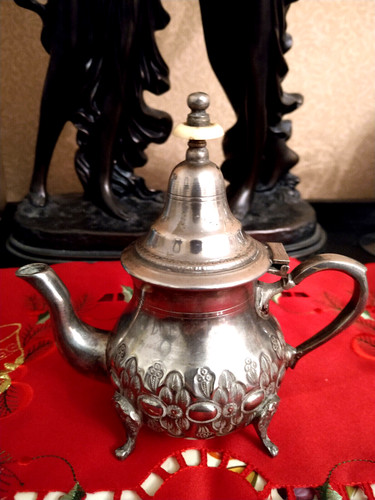 Vintage metal pewter islamic - vintage, metal/