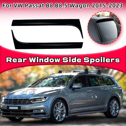 Black rear window side - 2x,