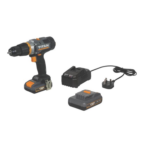 Titan combi drill cordless 18v - cordless,