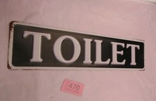 Door Toilet Sign Vintage Metal ref 470 (FREE UK POSTAGE)