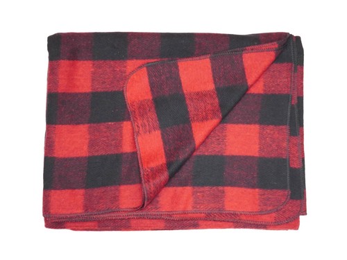 Wool blanket buffalo - buffalo, plaid