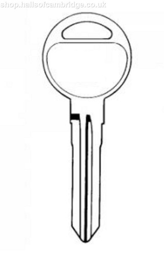 Mazda metal top car key - mazda,