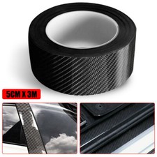 5m*300Cm Carbon Fiber Car Sticker Door Sill Scuff Anti Scratch Tape Protector