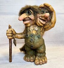 Vintage NyForm Norwegian Two Headed Troll Tagged No 101 Large Figure Retro Gifts