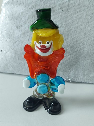 Vintage murano glass - glass, clown