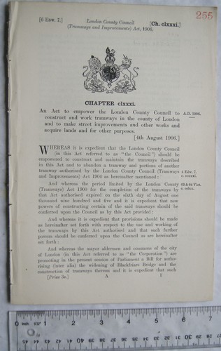 1906 act parliament - act, of