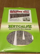 Metcalfe OO Gauge PO245 Retaining Wall Stone Style Card Kit For Model Railways