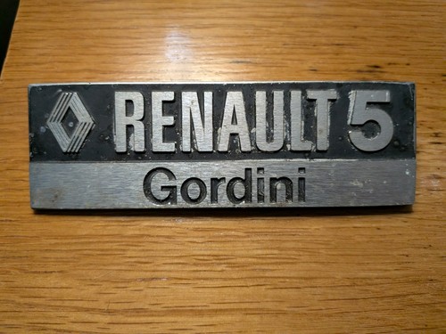 Renault gordini rear - rear, tail