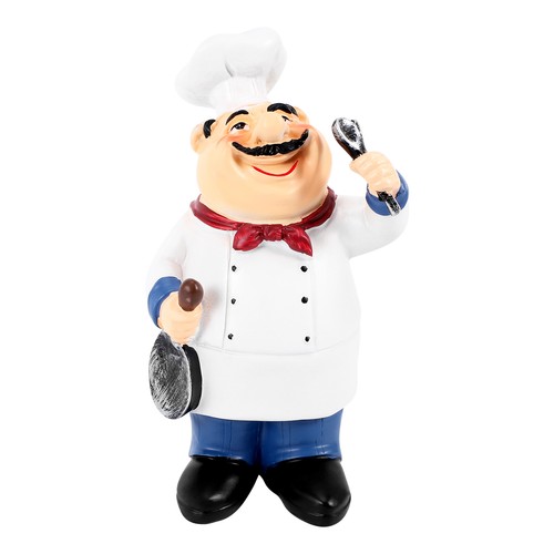 Retro chef model ornaments - chef,