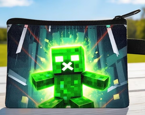 Minecraft coin purse kids - purse,