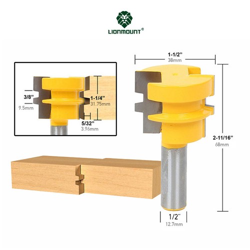 Shank lock miter - 1/2"(12.7mm),