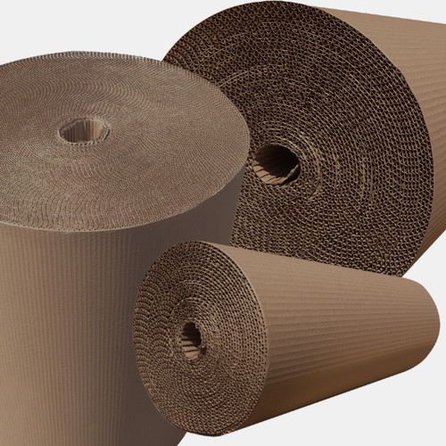 Corrugated paper rolls - corrugated,