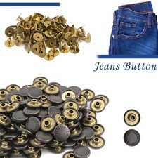 Jeans Buttons Hat Rivets