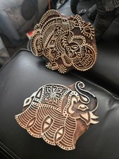 2 Carved Wooden Printing