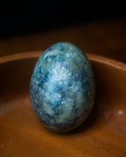 Egg Shape Alabaster Marbled
