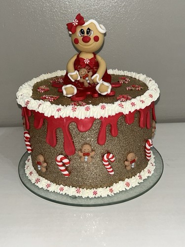 Gingerbread peppermint cake - gingerbread,
