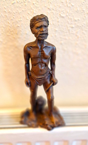Wooden figurine brown - wooden,