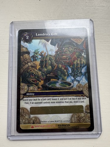 Wow tcg landro gift loot - wow, landro’s