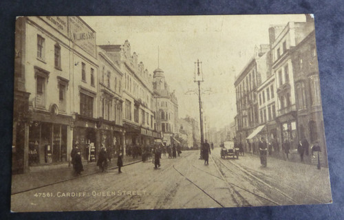 Cardiff queen street vintage - queen, street.
