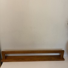 Vintage Wooden Towel Rail Wall