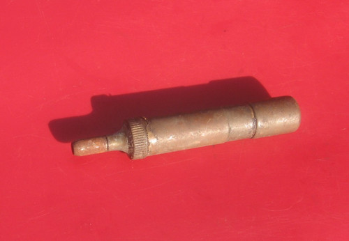 Vintage brass grease gun - grease,