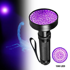 UV Lamp 100 LED Flashlight