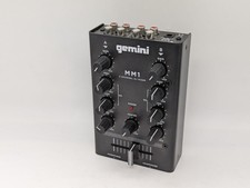 FAULTY Gemini MM1 2-channel compact pocket-sized DJ mixer black READ DESCRIPTION