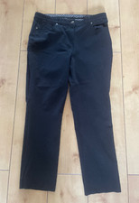 Ladies Two Way Stretch Jeans Black Size 14 Short Straight Maine Debenhams VGC