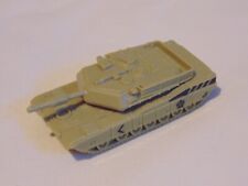 Battlefield Micro M1 Abrams Main Battle Tank – Brown Plastic Miniature Toy Used