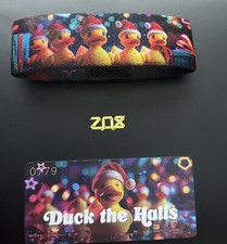 zox wristband (Med) DUCK THE HALLS  *Christmas2024 Blog* Rubber Ducks #779