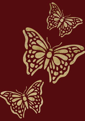 Butterfly stencil garden - butterfly,