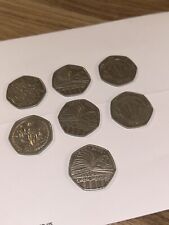 X7 50P COINS RARE (isle of man