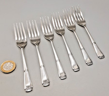 6 Vintage Art Deco EPNS Silver