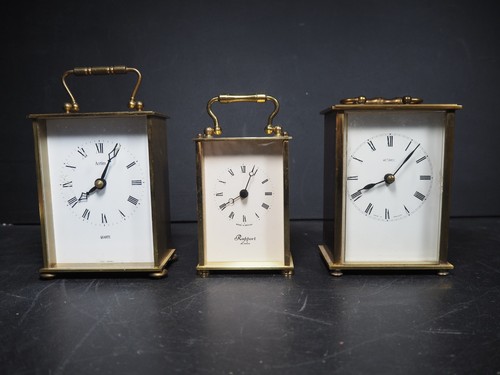 Vintage brass carriage - x,