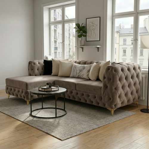 Italian chesterfield seater - chesterfield,
