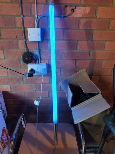 Blue fluorescent tube lamps - fluorescent,