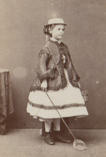 Young girl pretty dress hat - girl,