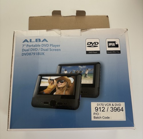 Boxed alba portable dvd - portable, player