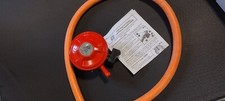 Hose & Regulator Propane BBQ Camping Snap On Low Pressure Gas Red 37 Mbar