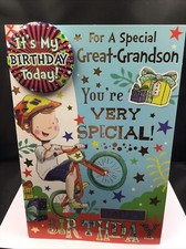 GREAT GRANDSON BIRTHDAY CARD